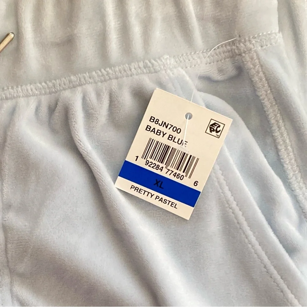 Planet Gold | NWT Women’s Baby Blue Velour Joggers - Picture 5 of 5